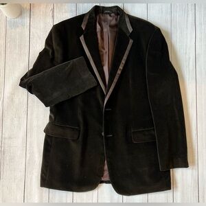 Express Brown Velvet Men's Blazer